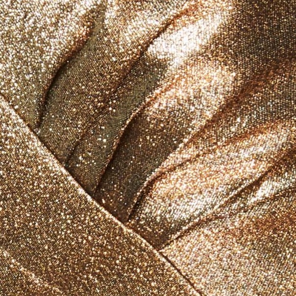 COPY - RAMY BROOK AVRIL COPPER  STRAPLESS COCKTAIL DRESS - Picture 4 of 8